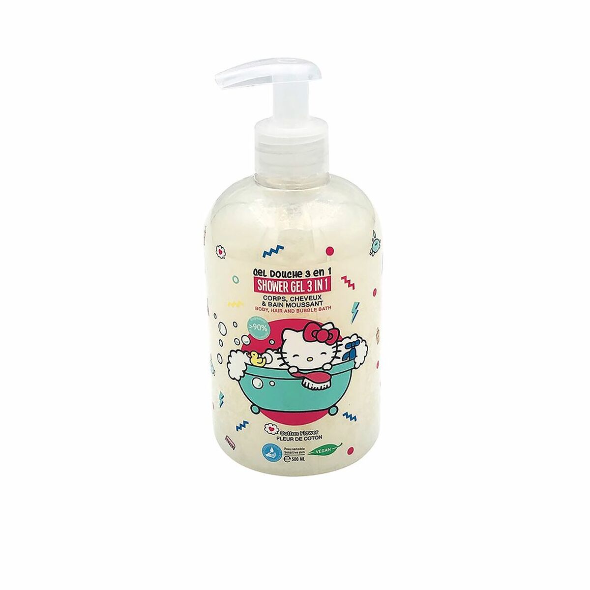 Diaytar Côte d'Ivoire Gel de douche Take Care Hello Kitty 3-en-1 (500 ml) 