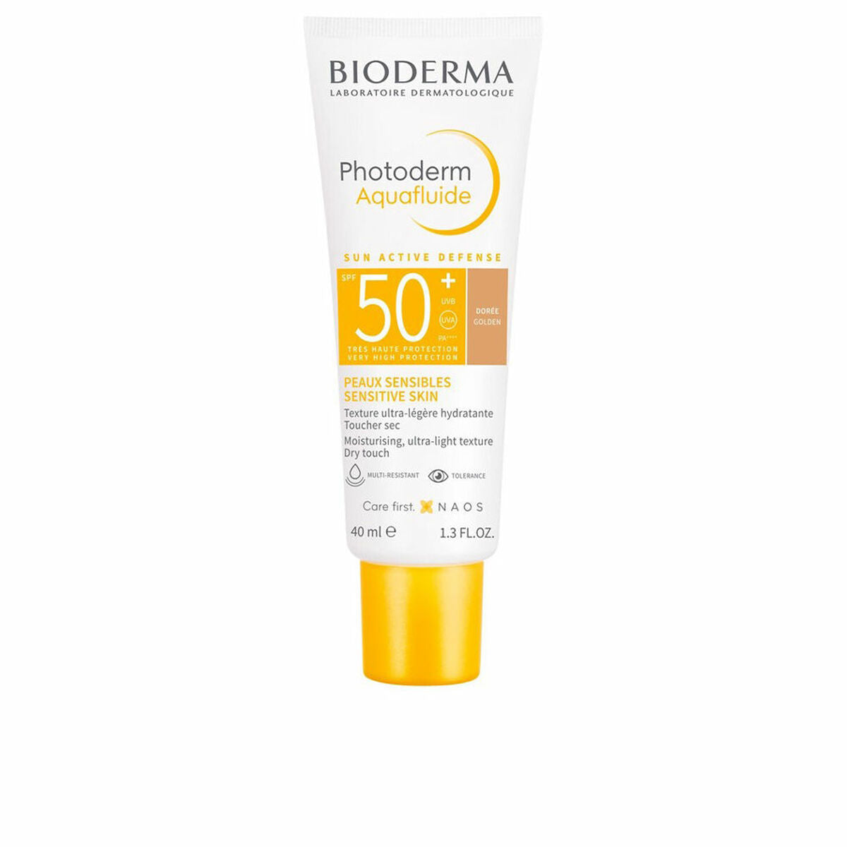 Diaytar Côte d'Ivoire Crème Solaire Avec Couleur Bioderma Photoderm Aquafluide Doré SPF 50+ (40 ml) 