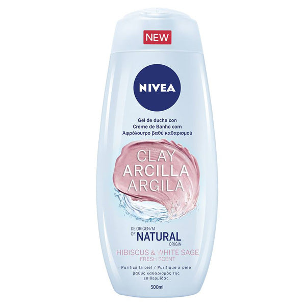 Diaytar Côte d'Ivoire Gel de douche Arcilla Hibiscus & White Sage Nivea (500 ml) 