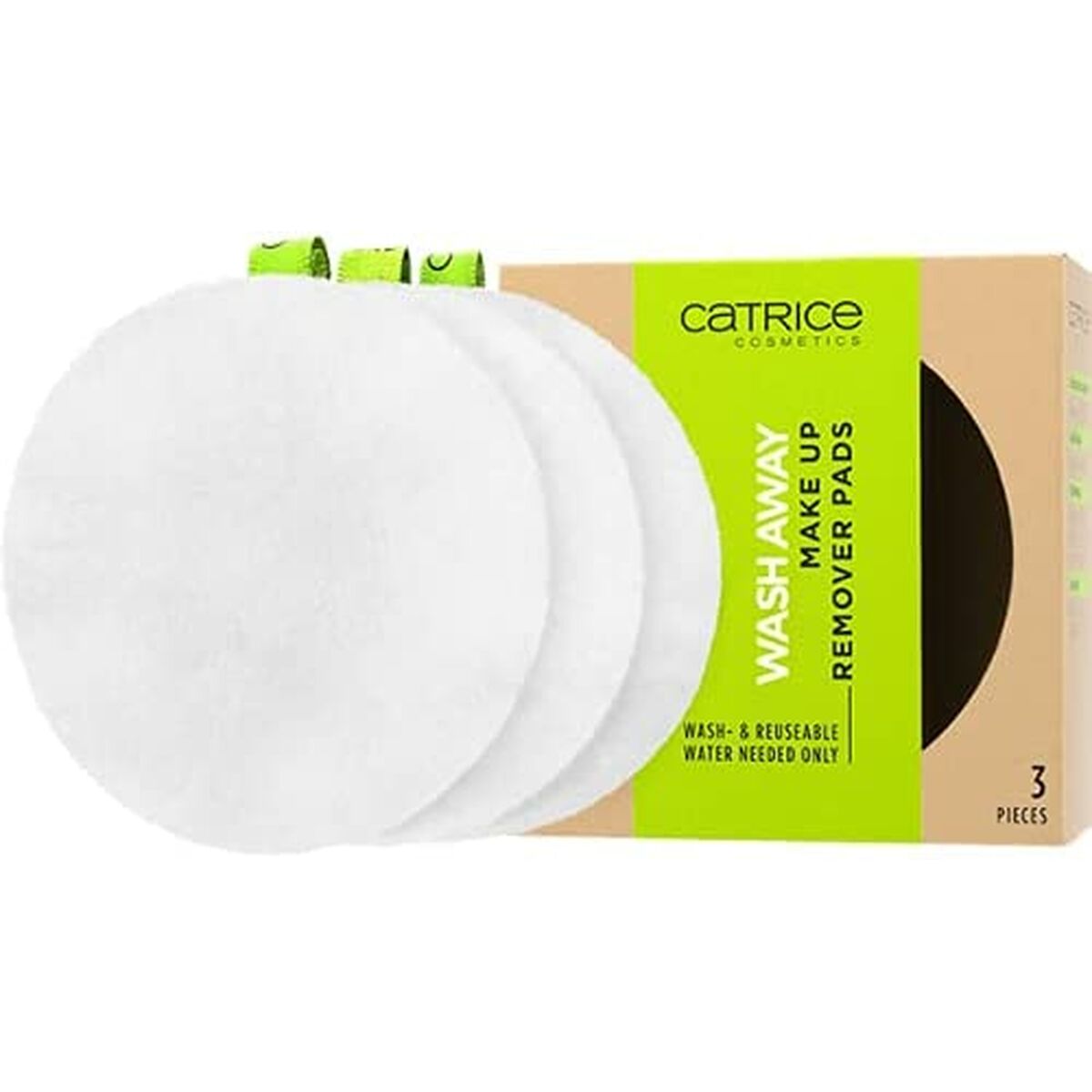 Diaytar Côte d'Ivoire Disques démaquillants Catrice Wash Away Réutilisable (3 Unités) 