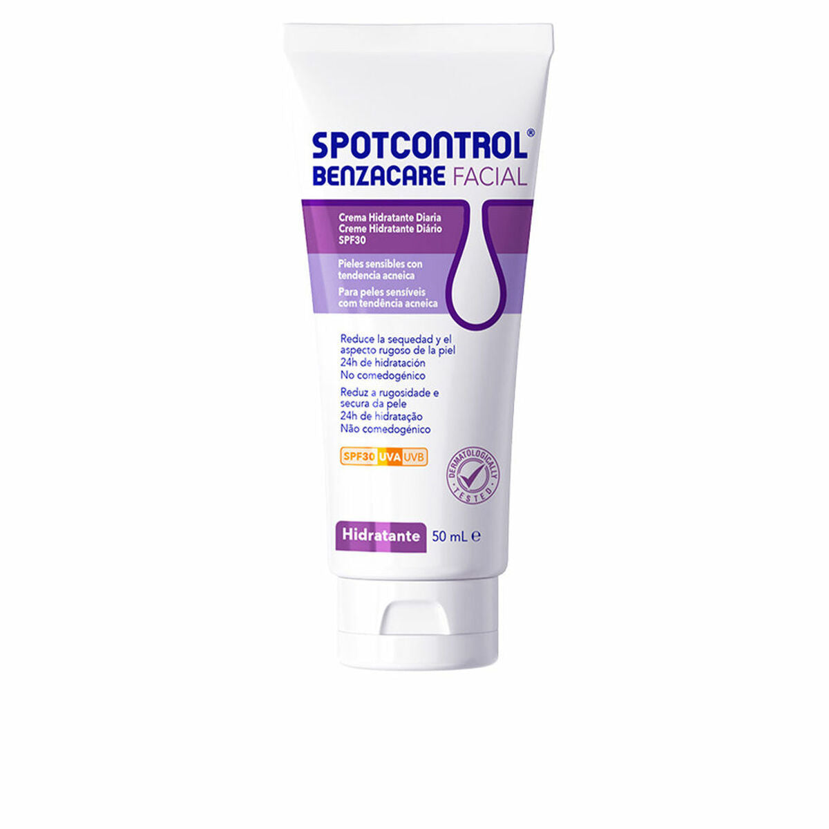 Diaytar Côte d'Ivoire Crème Hydratante pour le Visage Benzacare Spotcontrol SPF 30 (50 ml) 