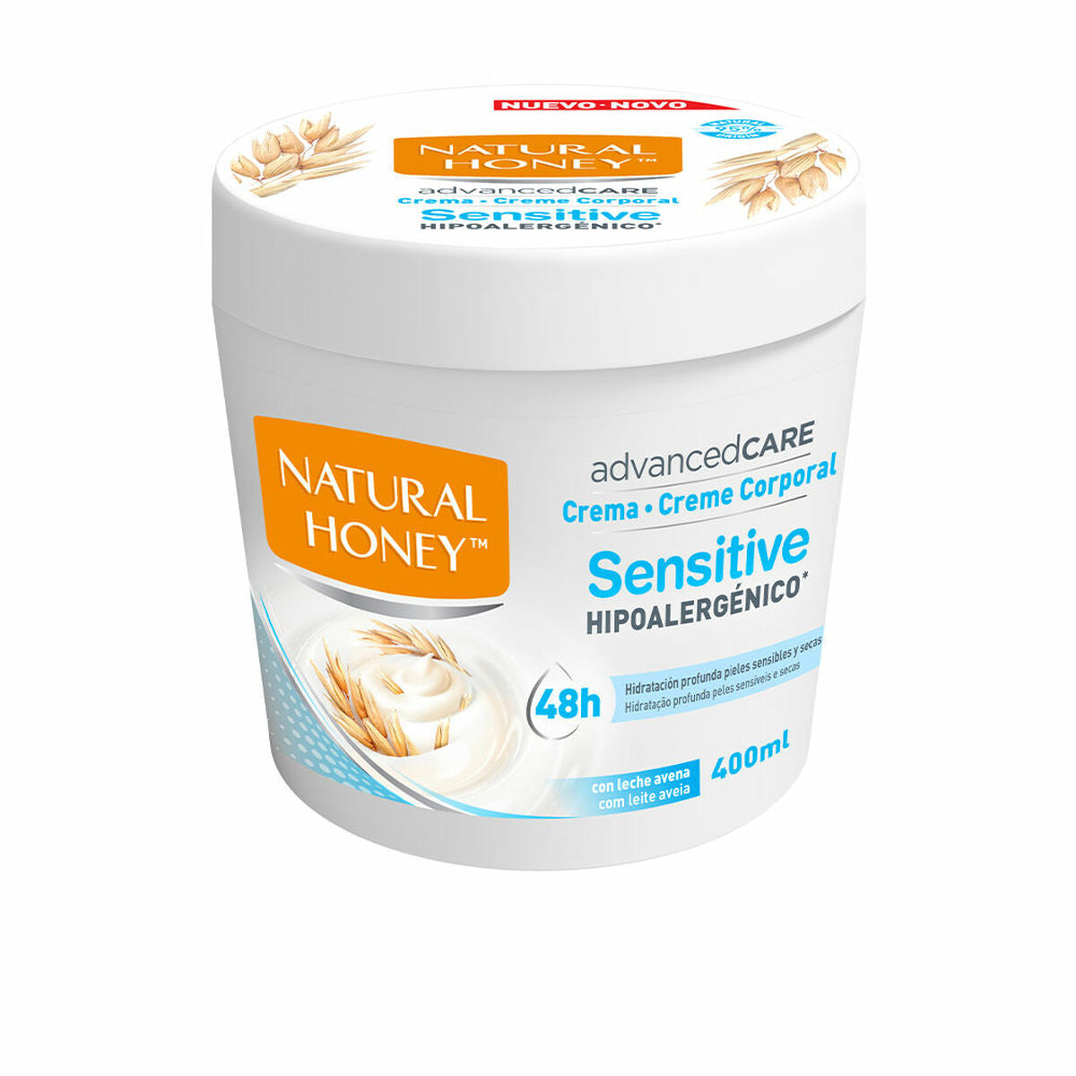 Diaytar Côte d'Ivoire Crème hydratante Natural Honey Coco Hypoallergénique (400 ml) 