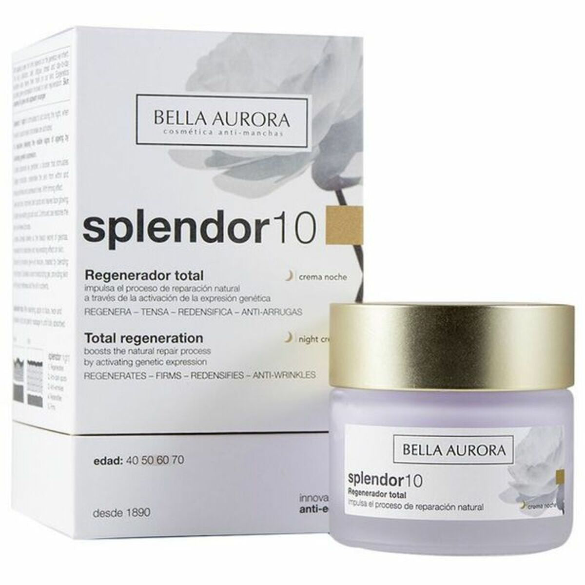 Diaytar Côte d'Ivoire Crème de nuit Splendor 10 Bella Aurora (50 ml) 