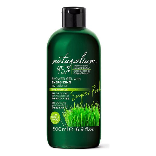 Diaytar Côte d'Ivoire Gel de douche Super Food Wheatgrass Energizing Naturalium (500 ml) 