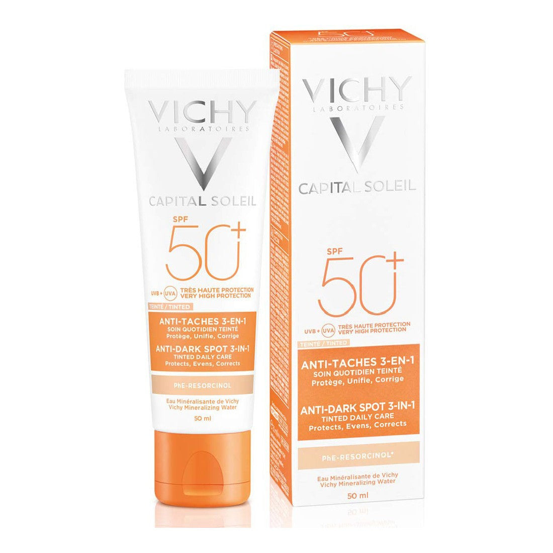 Diaytar Côte d'Ivoire Crème Anti-Taches Capital Soleil Vichy 3-en-1 Spf 50+ (50 ml) 