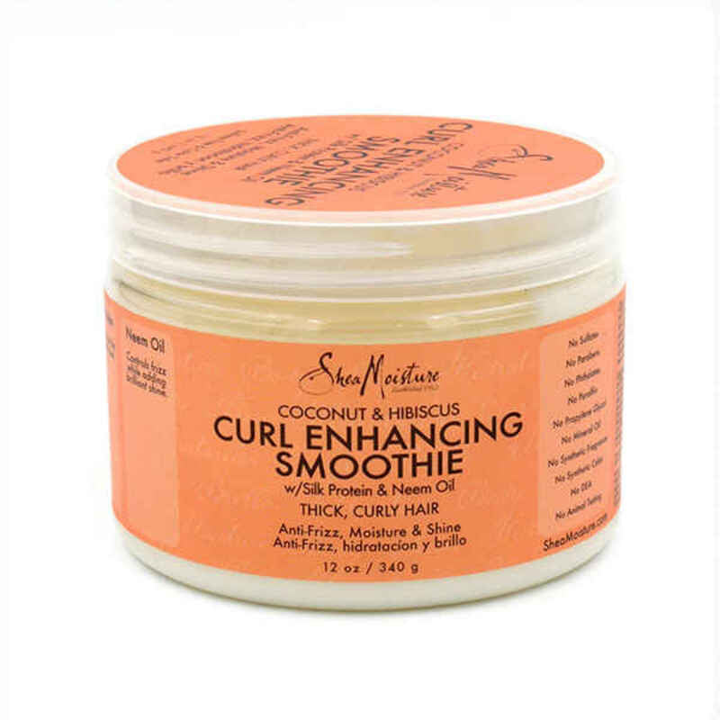 Diaytar Côte d'Ivoire Crème Coiffante Shea Moisture Noix de Coco & Hibiscus Curl Smoothie Cheveux Bouclés (340 g) 