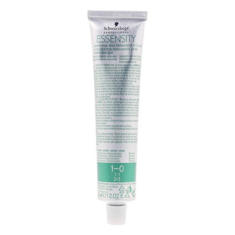 Diaytar Côte d'Ivoire Crème Colorante Permanente Essensity Schwarzkopf 1-0 (60 ml) 