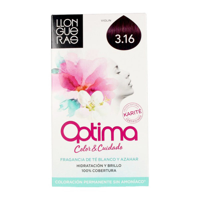 Diaytar Côte d'Ivoire Crème de Couleur Permanente Optima Color Y Cuidado 3.16 Llongueras 
