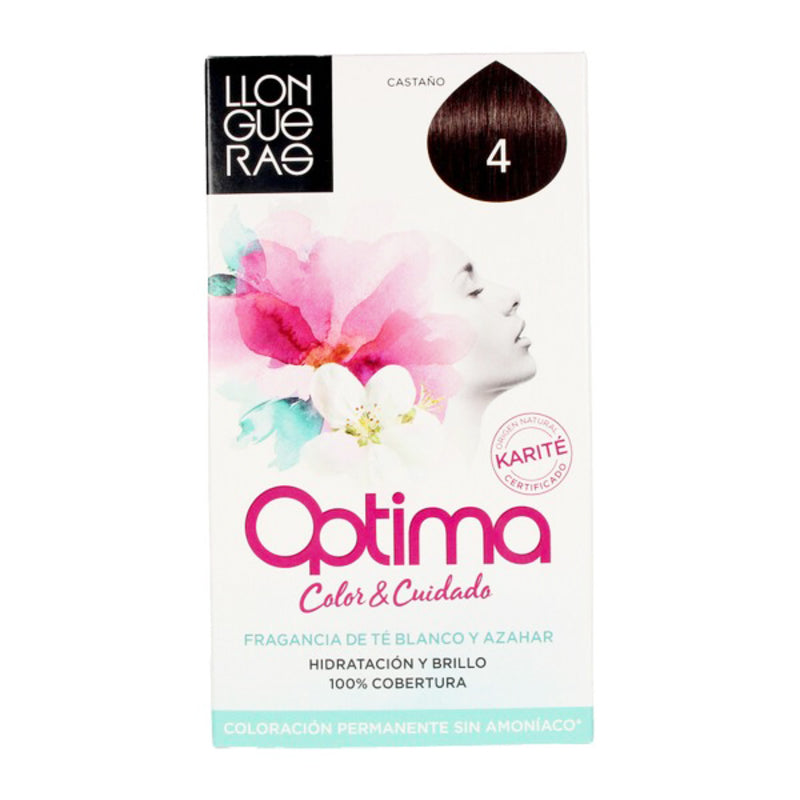 Diaytar Côte d'Ivoire Crème de Couleur Permanente Optima Color Y Cuidado 4 Llongueras 
