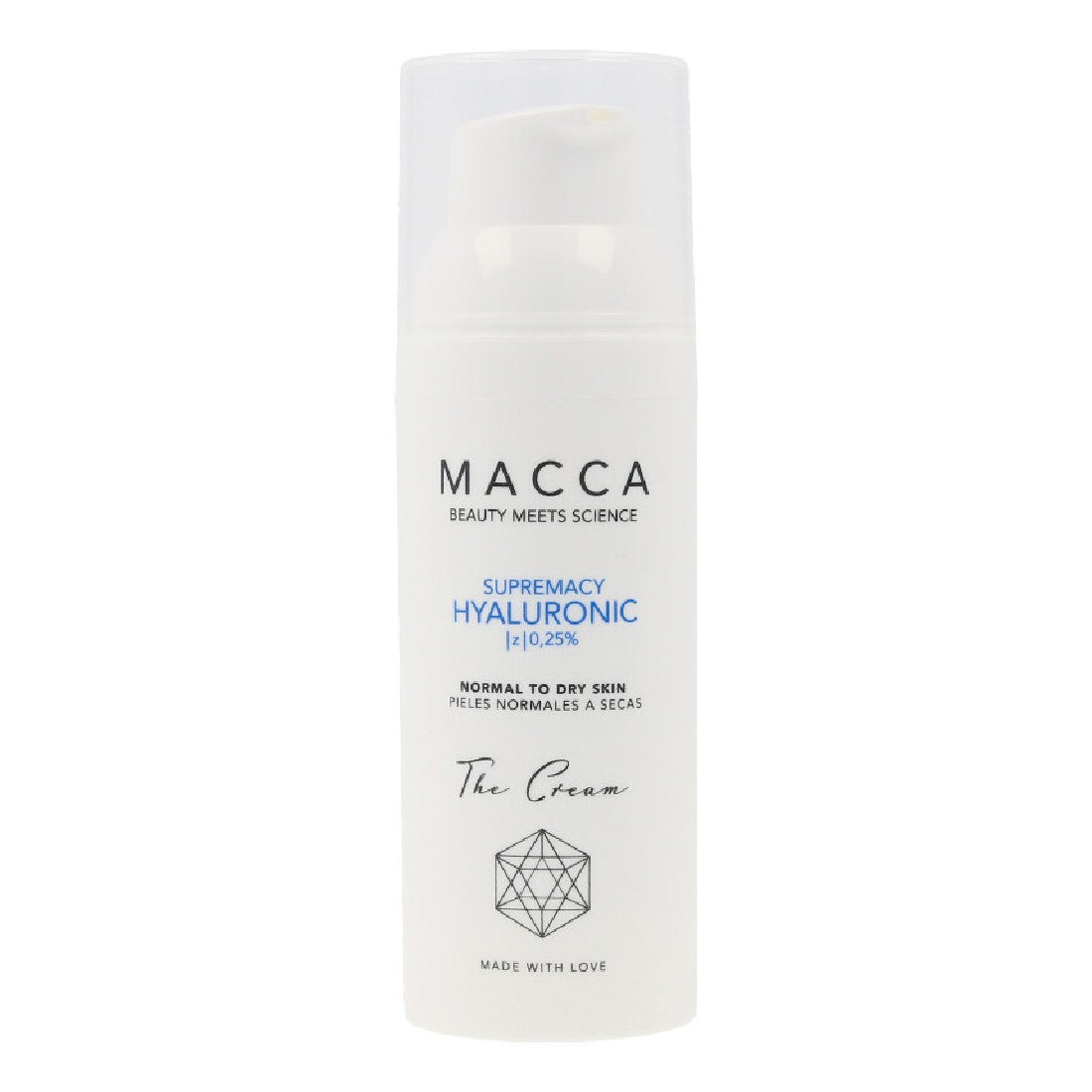 Diaytar Côte d'Ivoire Crème Hydratante Intensive Supremacy Macca Hyaluronique 0,25% Acide Hyaluronique Peau Sèche (50 ml) 