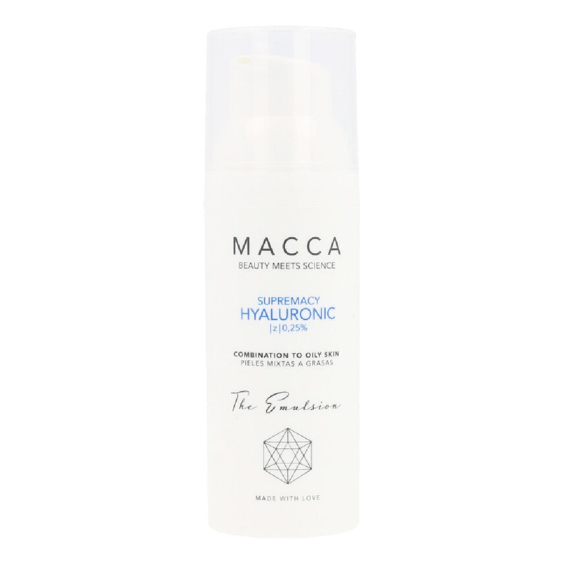 Diaytar Côte d'Ivoire Crème Hydratation Intensive Supremacy Hyaluronic Macca 0,25% Acide Hyaluronique Peau Mixte (50 ml) 