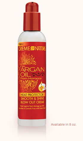 Diaytar Côte d'Ivoire Creme of Nature Huile d'argan Protecteur de chaleur Crème soufflante lisse et brillante 8 oz BRAND,HAIR