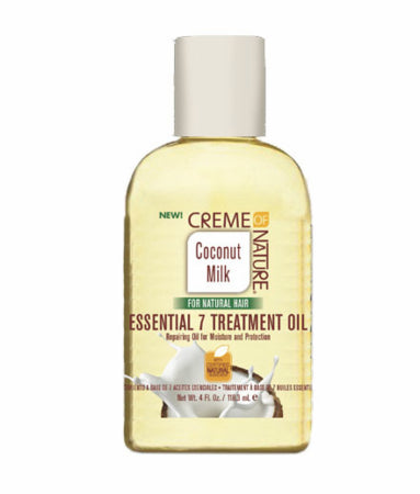 Diaytar Côte d'Ivoire Creme of Nature Lait de coco pour cheveux naturels Essential 7 Huile de traitement 4 oz BRAND,HAIR