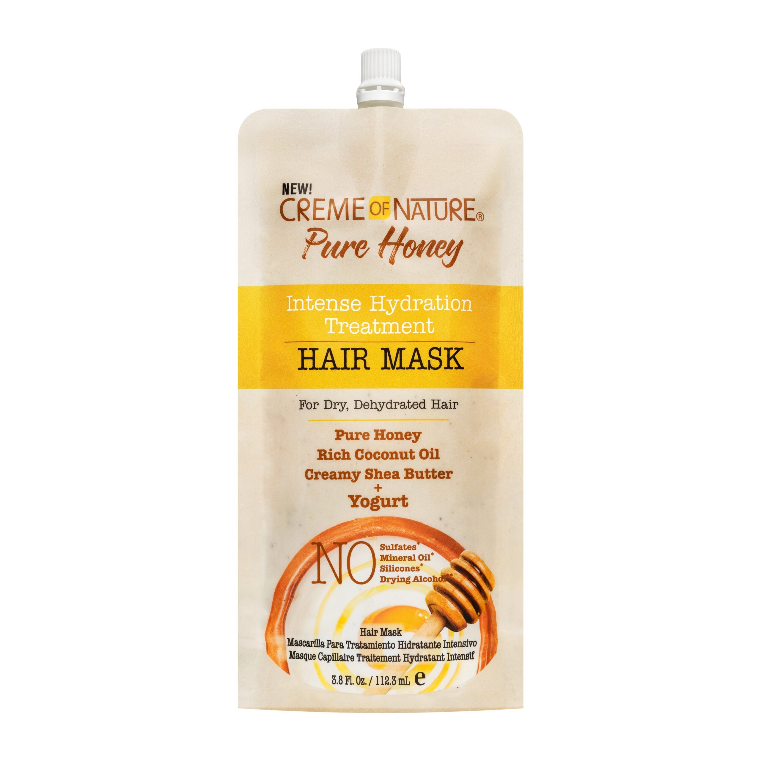 Diaytar Côte d'Ivoire Creme of Nature Traitement d'hydratation intense au miel pur 3,8 oz BRAND,HAIR