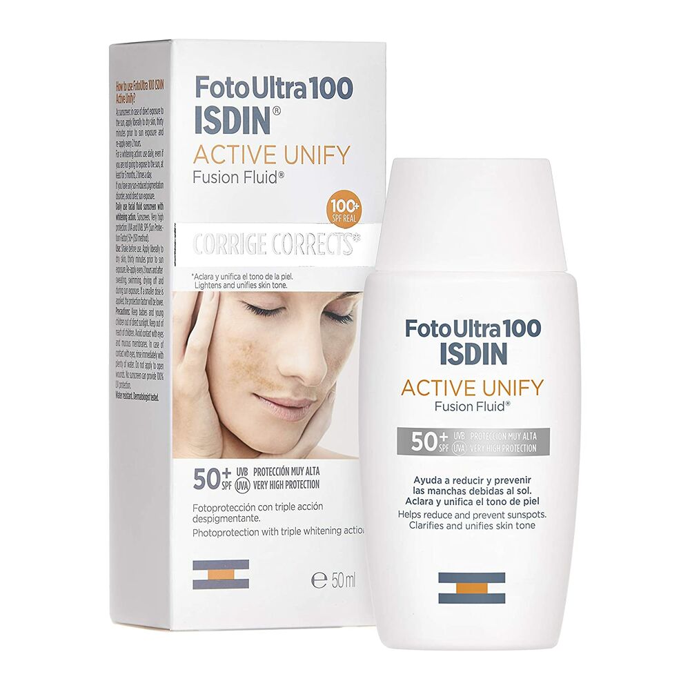 Diaytar Côte d'Ivoire Crème Solaire Visage Isdin Foto Ultra 100 Active Unify Traitement Anti-Taches Brunes Spf 50+ (50 ml) 