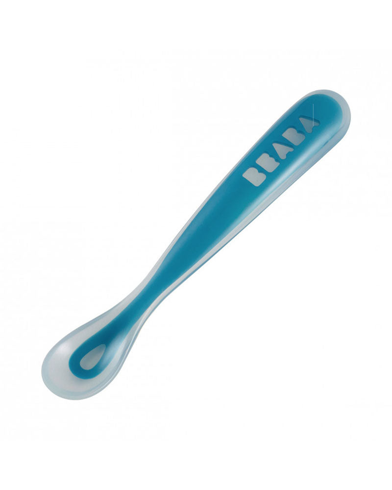 Diaytar Côte d'Ivoire cuillère 1er âge silicone - bleu - default title a-table,beaba,couverts,garcon,puericulture,Repas