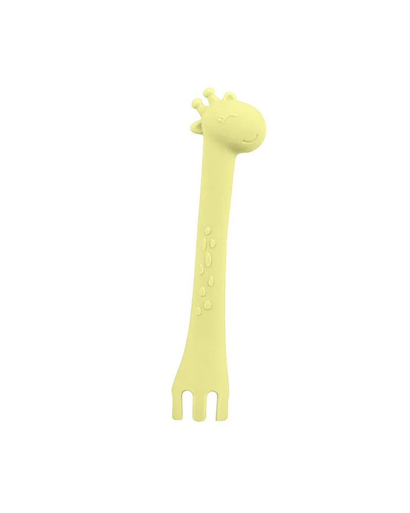 Diaytar Côte d'Ivoire cuillère en silicone girafe kikkaboo - jaune - default title 
