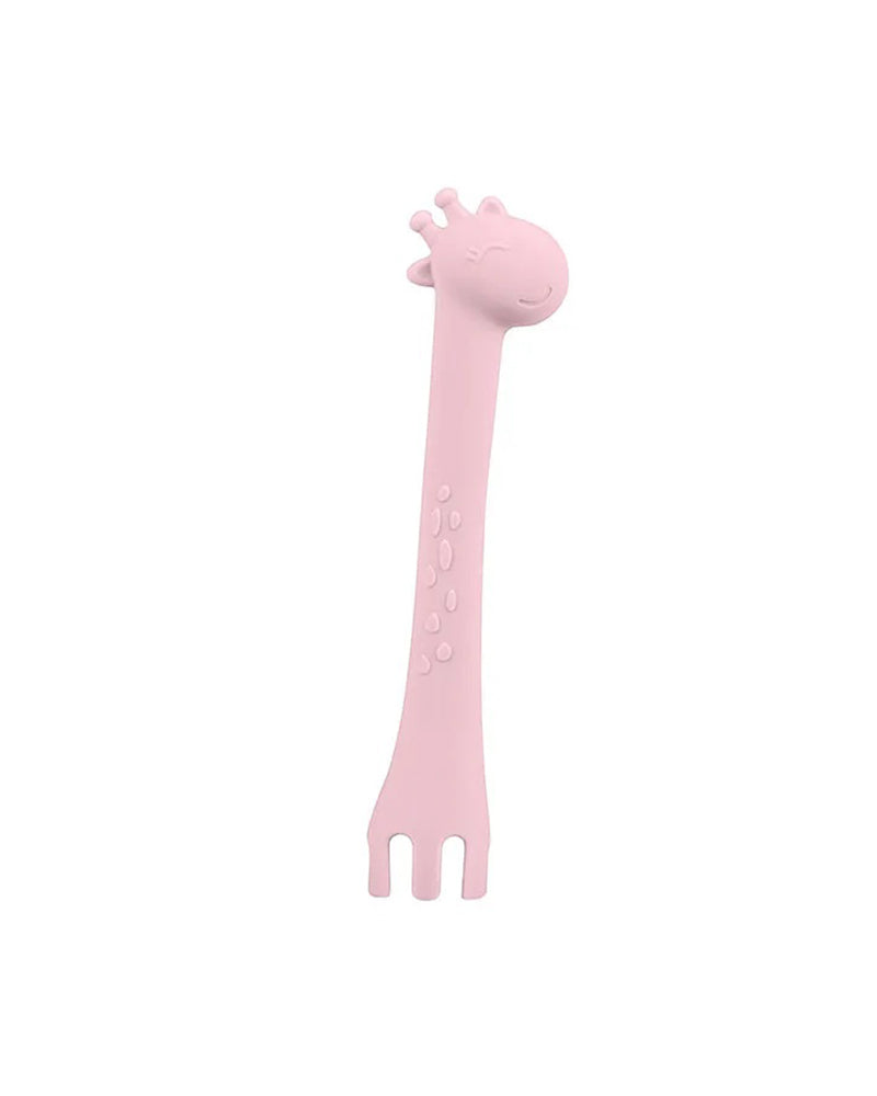 Diaytar Côte d'Ivoire cuillère en silicone girafe kikkaboo - rose - default title 