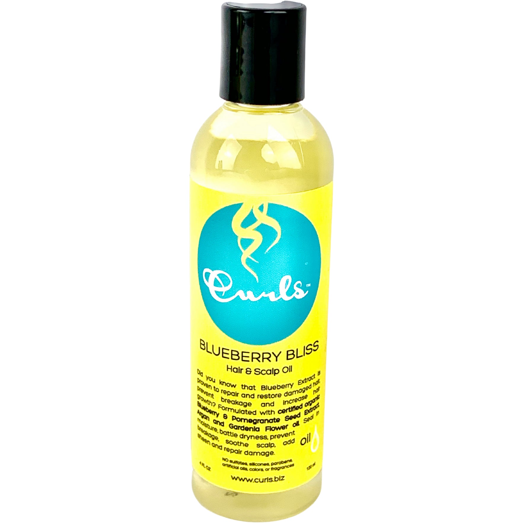 Diaytar Côte d'Ivoire Curls Blueberry Bliss Huile de croissance des cheveux 4 OZ Hair Care