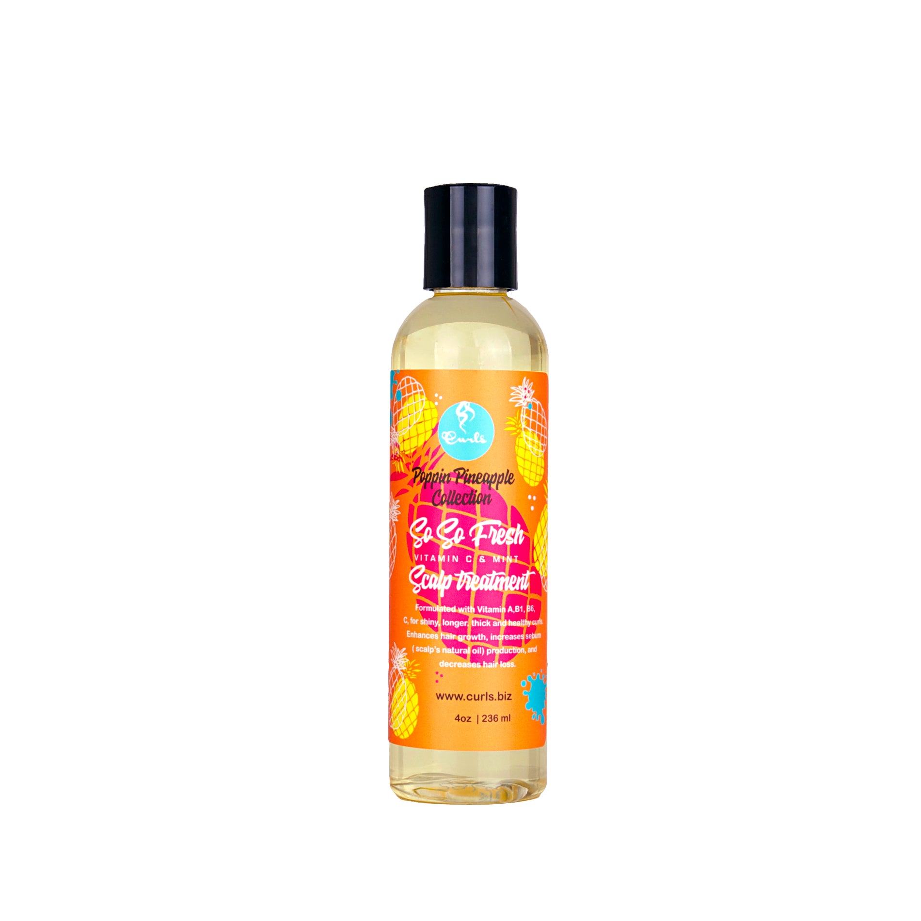 Diaytar Côte d'Ivoire Curls So So Fresh Vitamine C + traitement du cuir chevelu à la menthe 4oz 