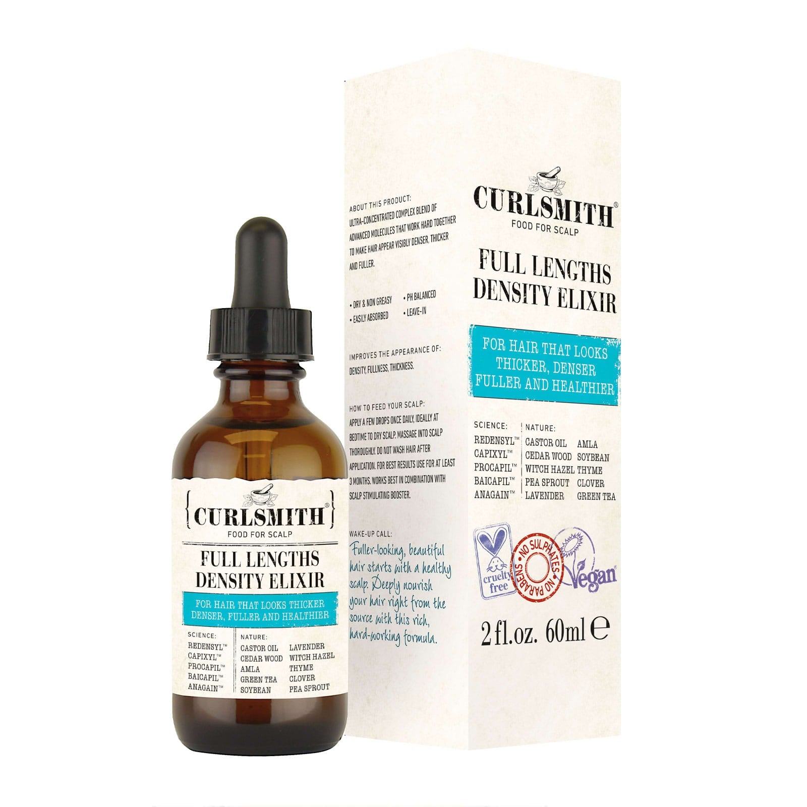 Diaytar Côte d'Ivoire Curlsmith Élixir Densité Longueurs Complètes 60 ml BRAND,HAIR