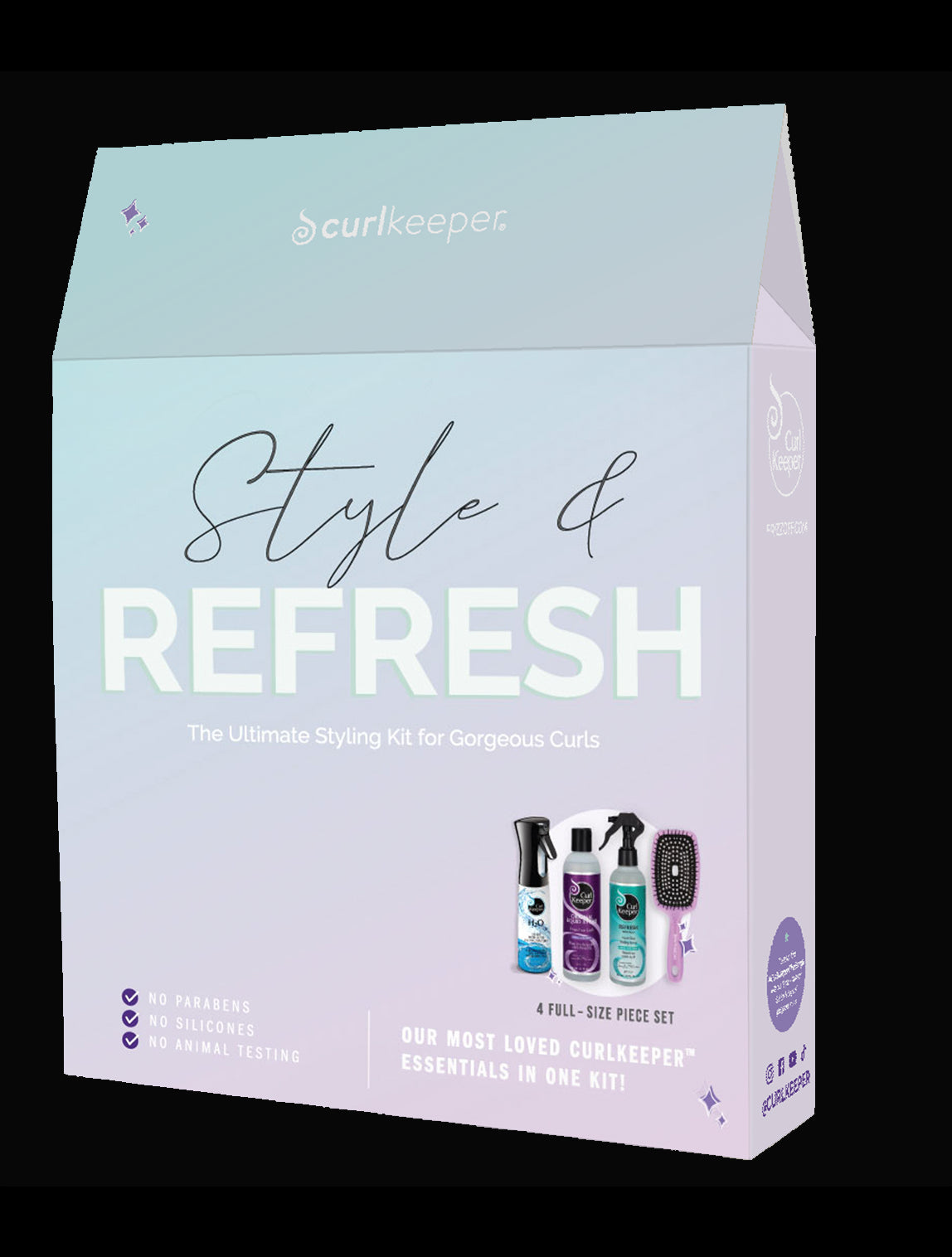 Diaytar Côte d'Ivoire Curly Hair Solutions Curl Keeper Style  Refresh Kit - 4pcs BRAND,HAIR
