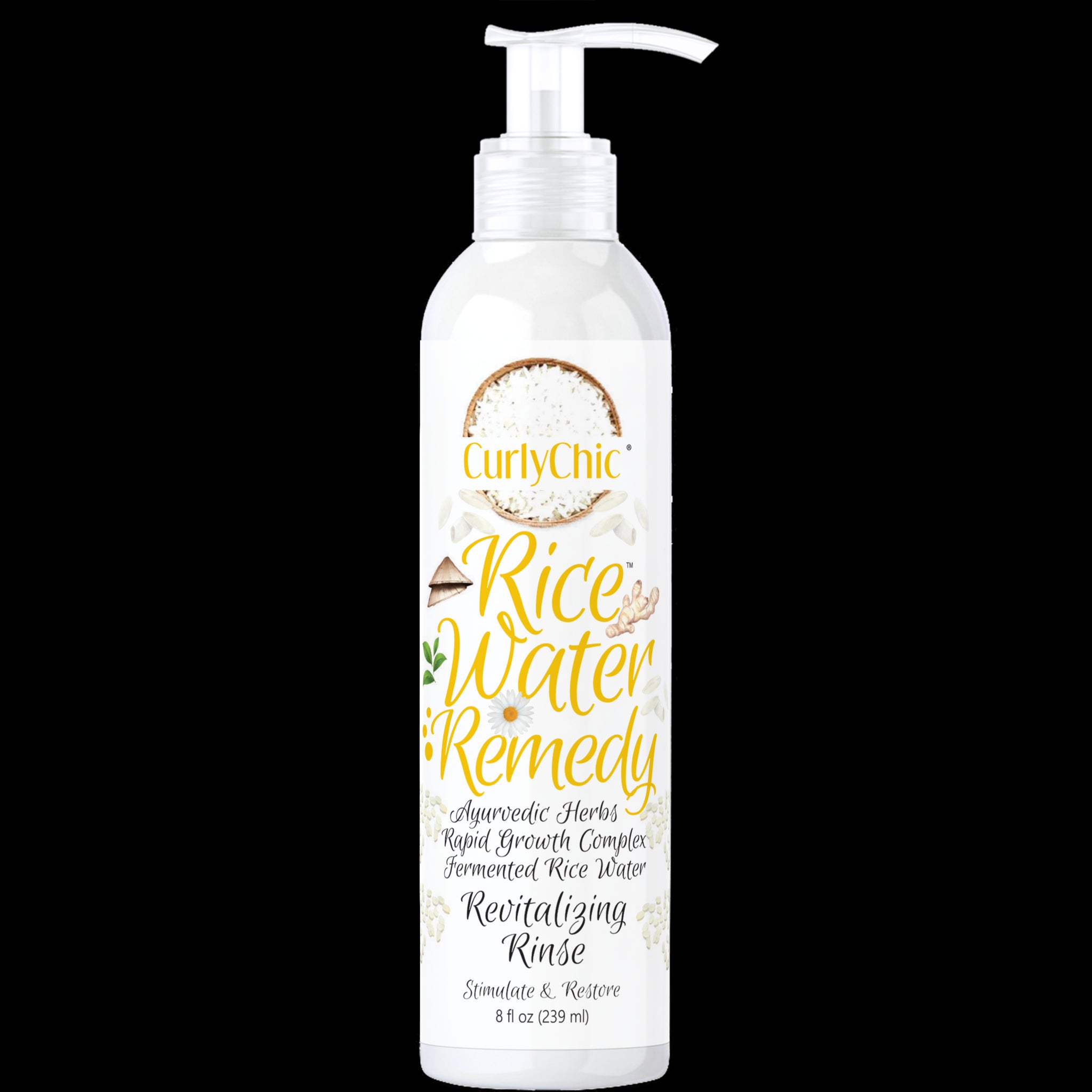 Diaytar Côte d'Ivoire CurlyChic Rice Water Remedy Rinçage revitalisant 8 oz BRAND,HAIR