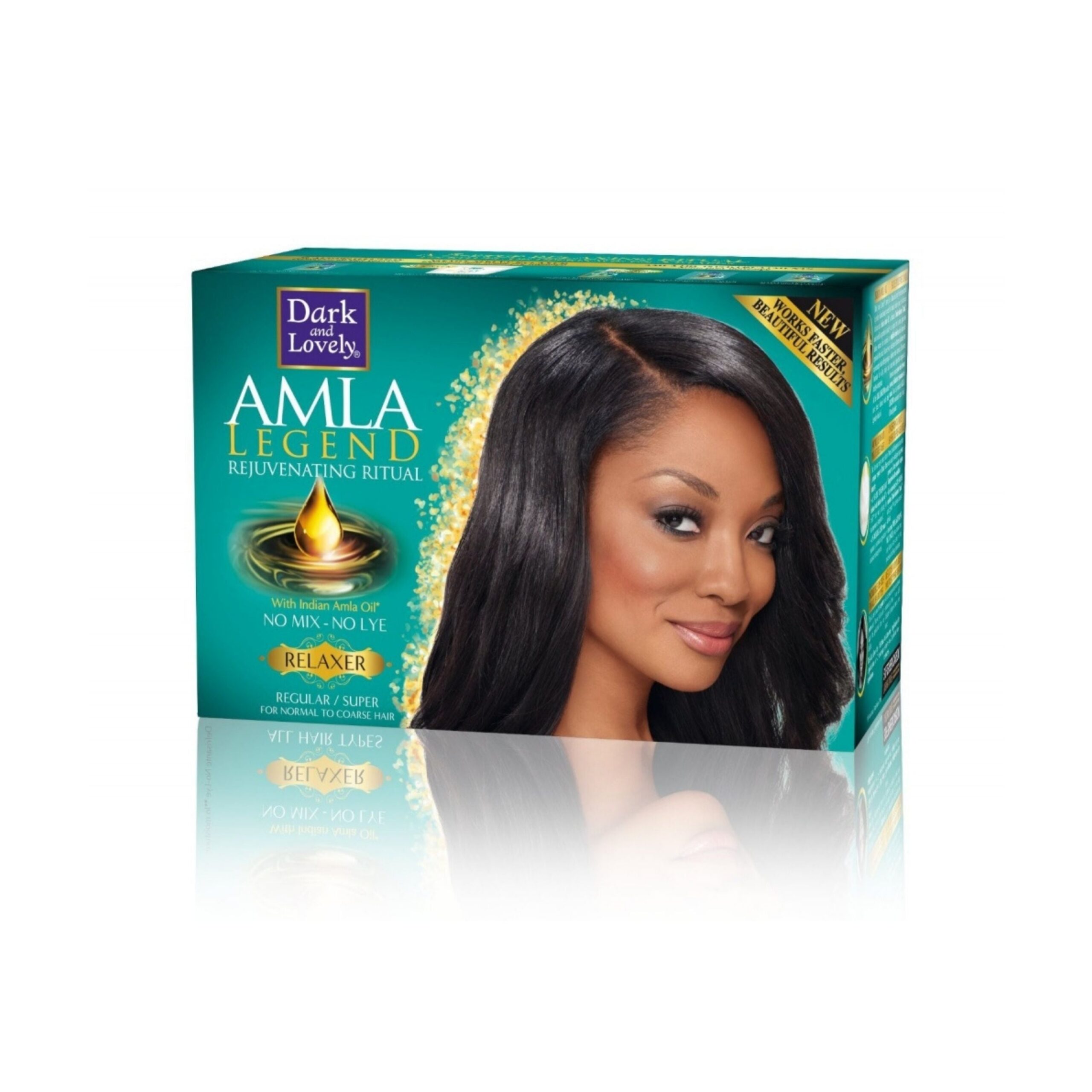 Diaytar Côte d'Ivoire Dark and lovely Amla Legend Kit de Défrisant pour cheveux normaux à épais 