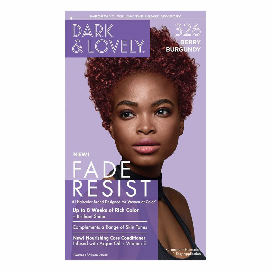 Diaytar Côte d'Ivoire Dark and Lovely Fade Resist Rich Conditioning Color 326 Berry Burgundy Hair Care