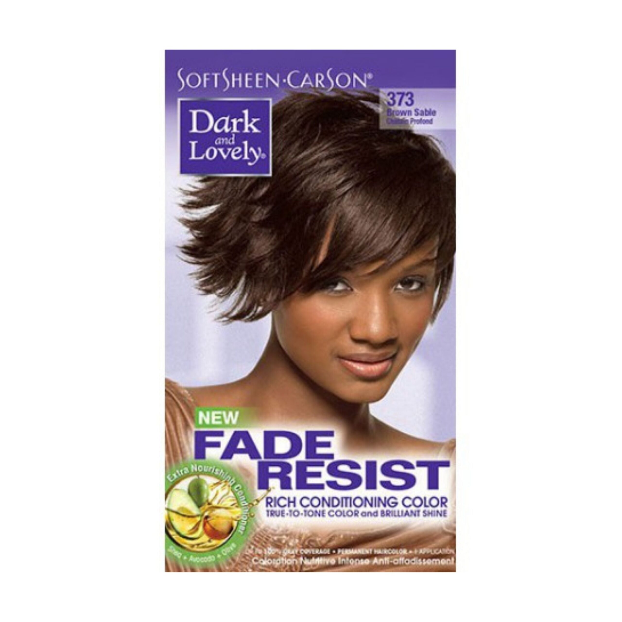 Diaytar Côte d'Ivoire Dark & Lovely Fade Resist Coloration permanente 373 Brown Sable 