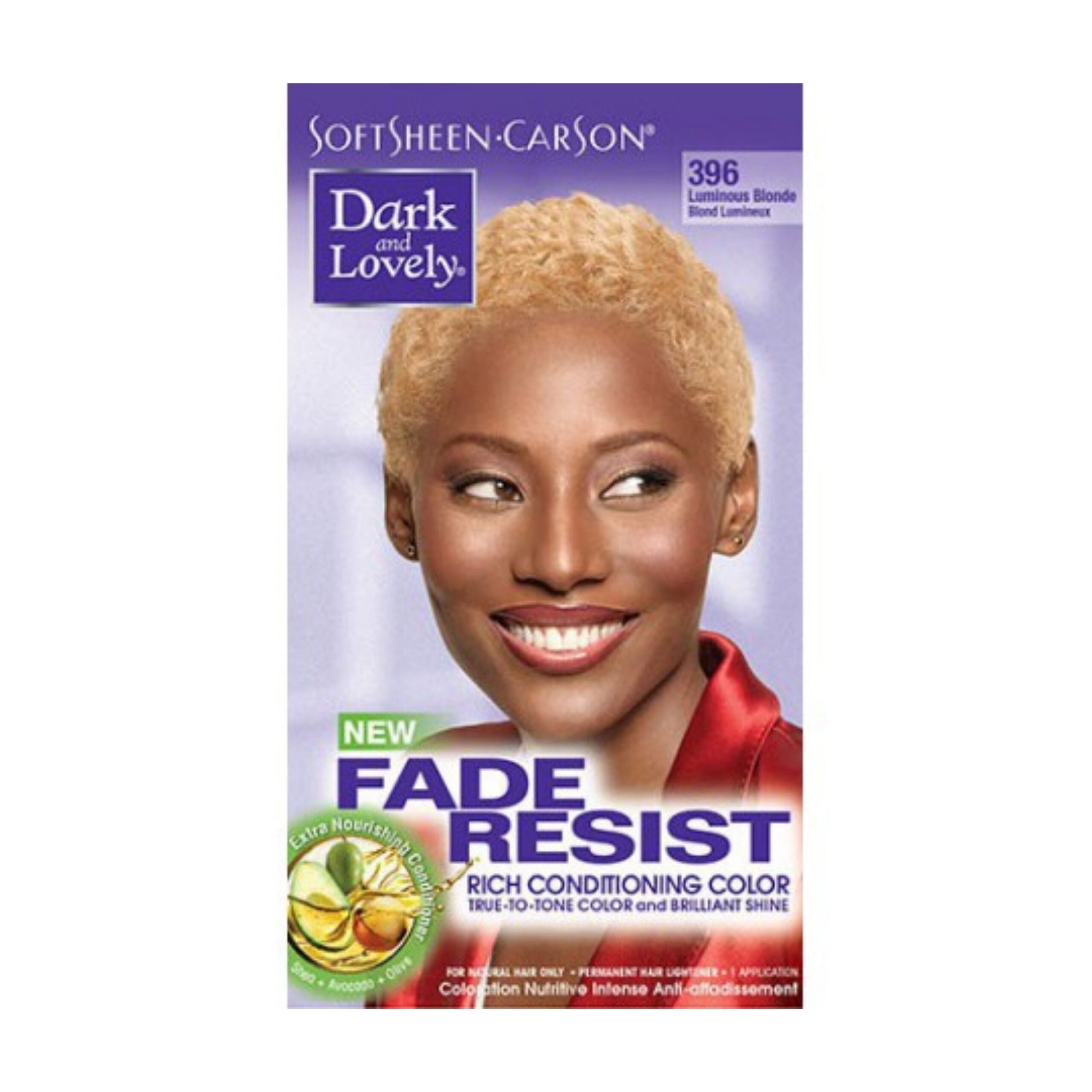 Diaytar Côte d'Ivoire Dark & Lovely Fade Resist Coloration permanente 396 Luminous Blonde 