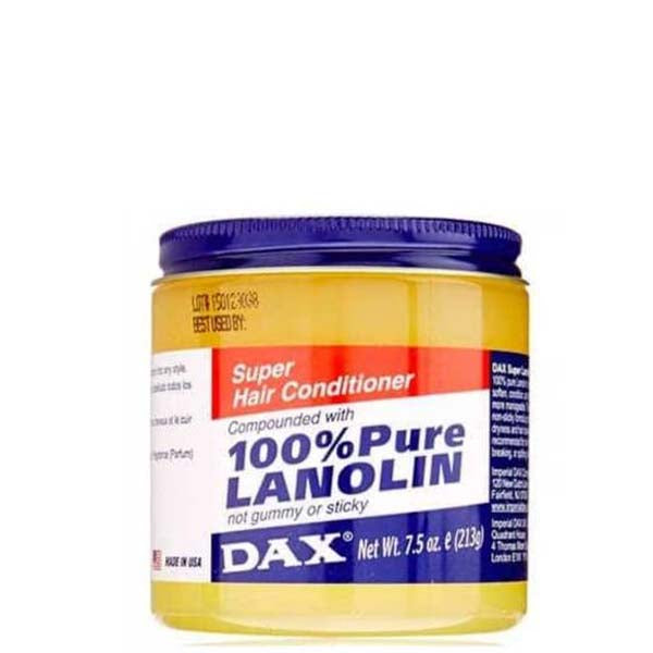 Diaytar Côte d'Ivoire Dax Pommade Brillantine Lanonin 100 % Pure Pour Cuir Chevelu Sec 213 g LAIT-CRÈME