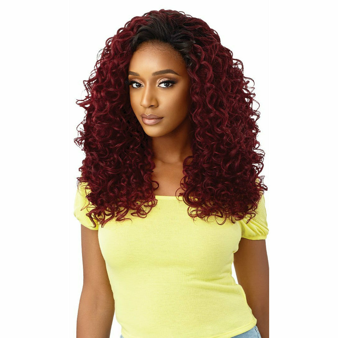 Diaytar Côte d'Ivoire Demi-perruque synthétique avec cordon de serrage Outre Converti-Cap - Honey Bunches Half Wigs