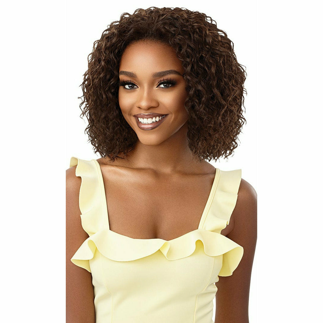 Diaytar Côte d'Ivoire Demi-perruque synthétique avec cordon de serrage Outre Converti-Cap - Wavy Oasis Half Wigs