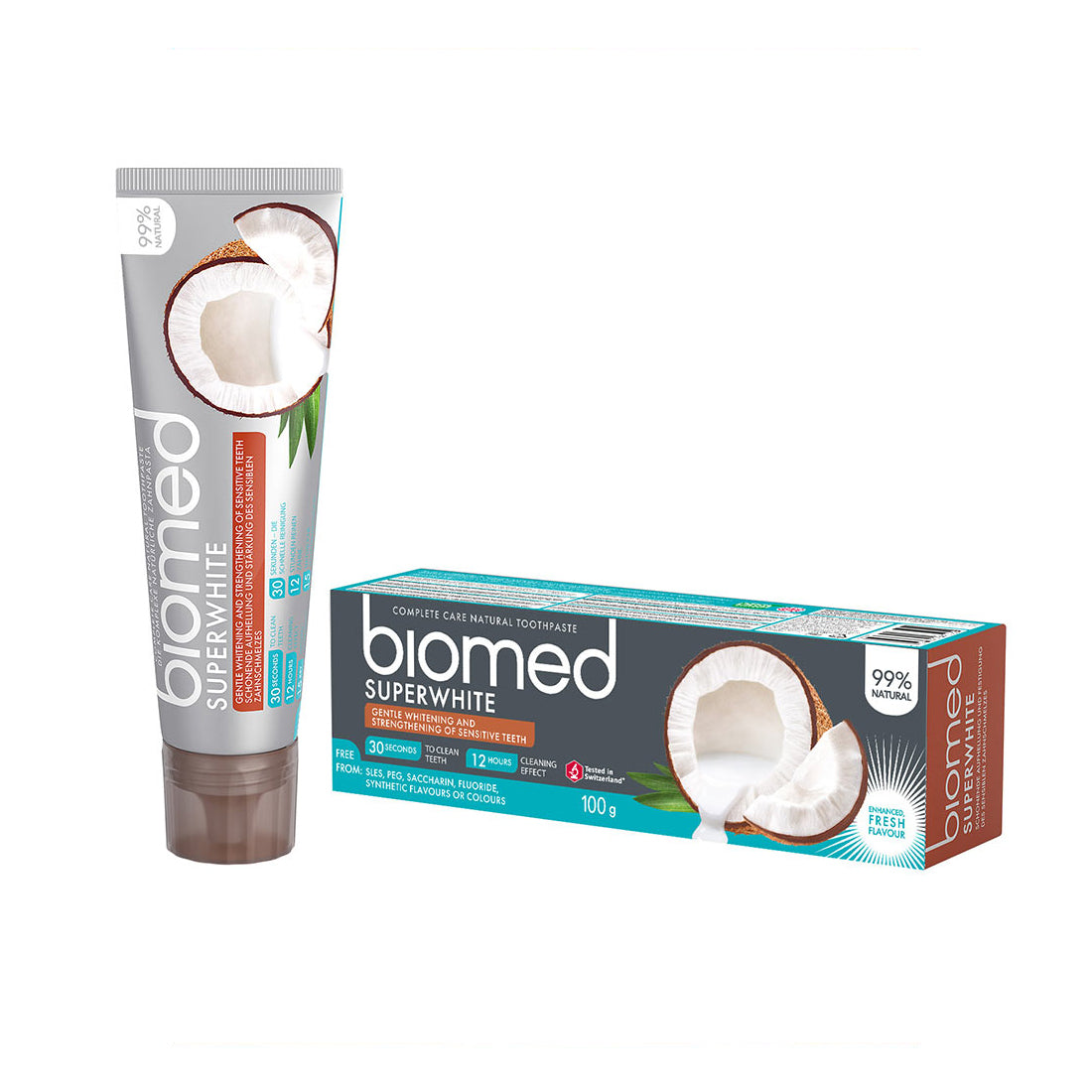 Diaytar Côte d'Ivoire Dentifrice Biomed Superwhite Splat Whitener Huile de noix de coco (100 g) 
