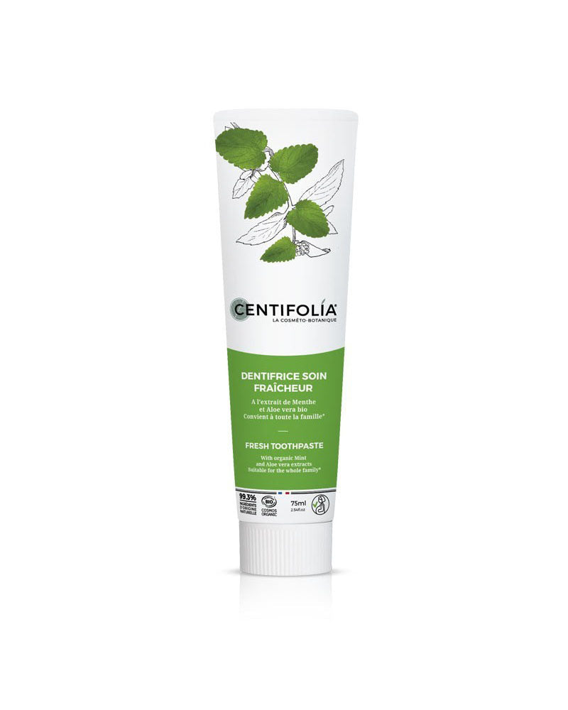 Diaytar Côte d'Ivoire dentifrice soin fraîcheur menthe et d'aloe vera bio centifolia - 75ml - default title 