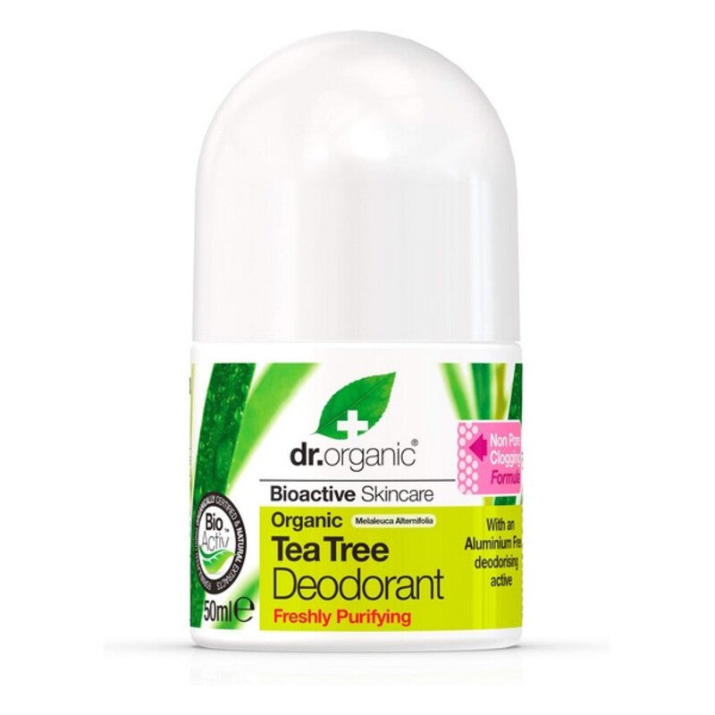 Diaytar Côte d'Ivoire Déodorant Roll-On Dr.Organic Tea tree (50 ml) 