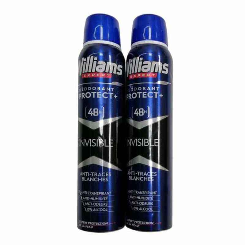 Diaytar Côte d'Ivoire Déodorant Spray Invisible Williams (2 pcs) (200 ml) 