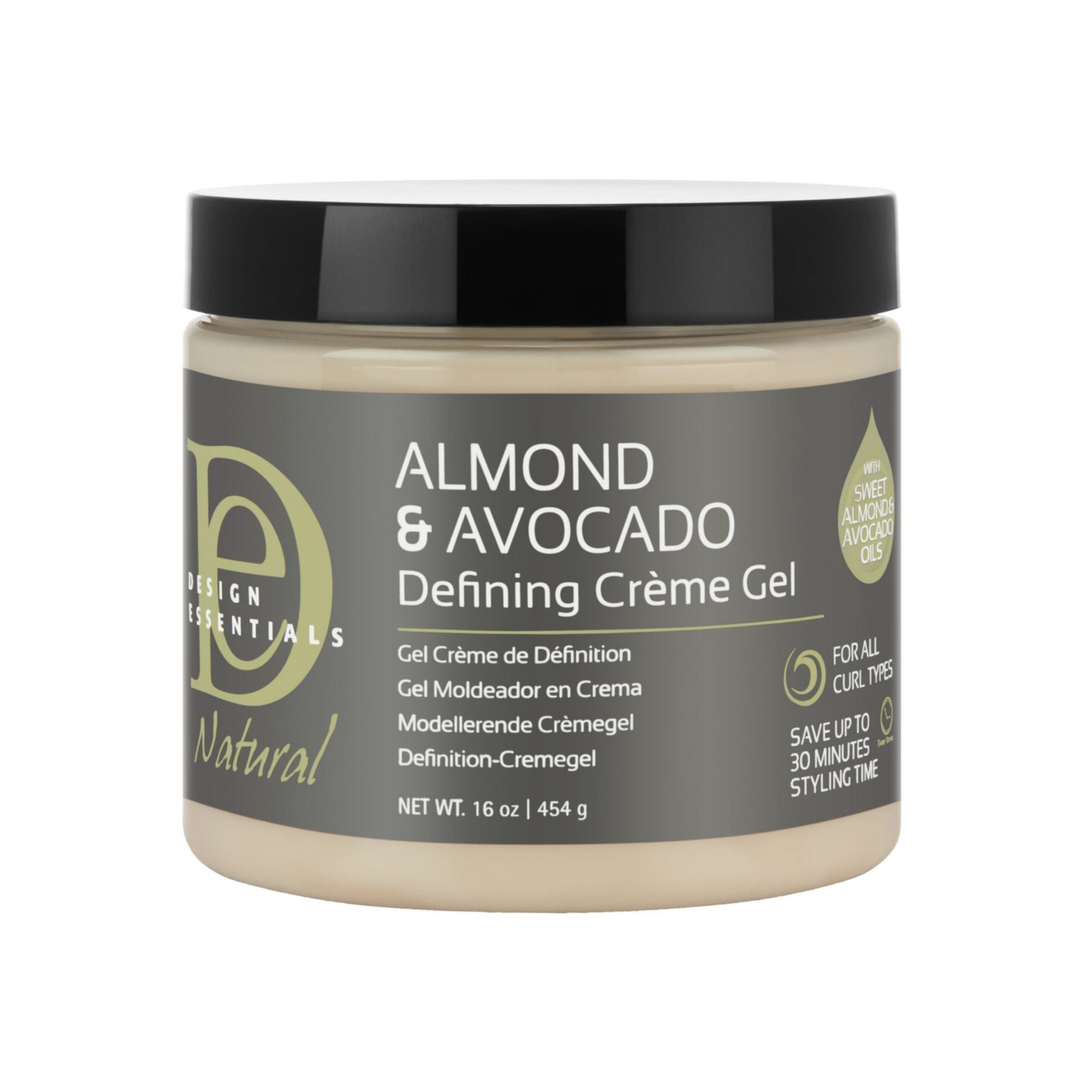 Diaytar Côte d'Ivoire Design Essentials Natural Almond & Avocado Defining Crème gel 454g 