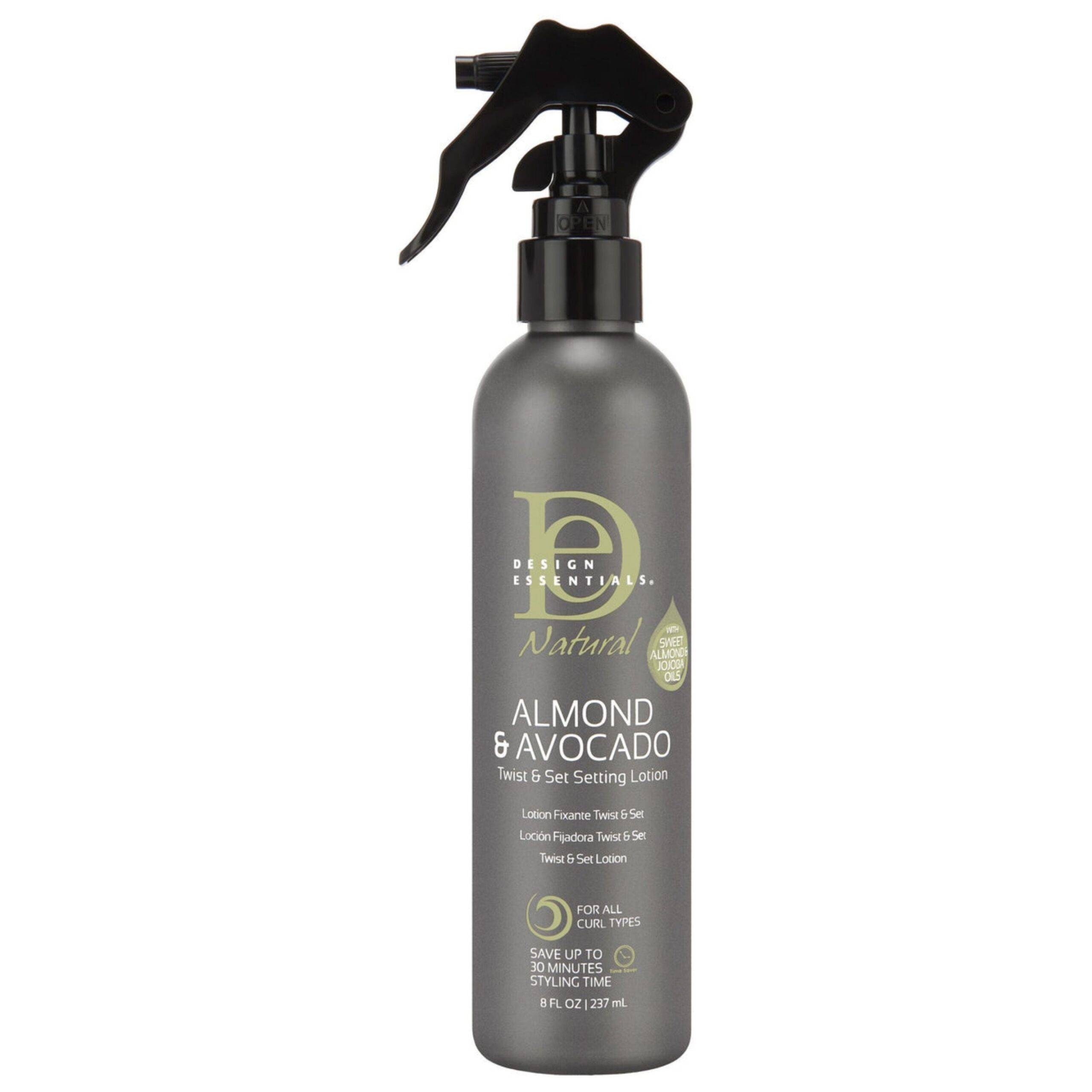 Diaytar Côte d'Ivoire Design Essentials Natural Almond & Avocado Twist & Set Setting Lotion 237g 