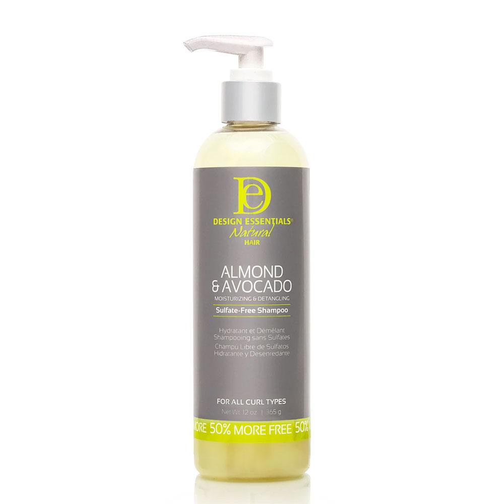 Diaytar Côte d'Ivoire Design Essentials Natural Amande  Avocat Shampooing hydratant et démêlant sans sulfate - 12 oz BRAND,HAIR
