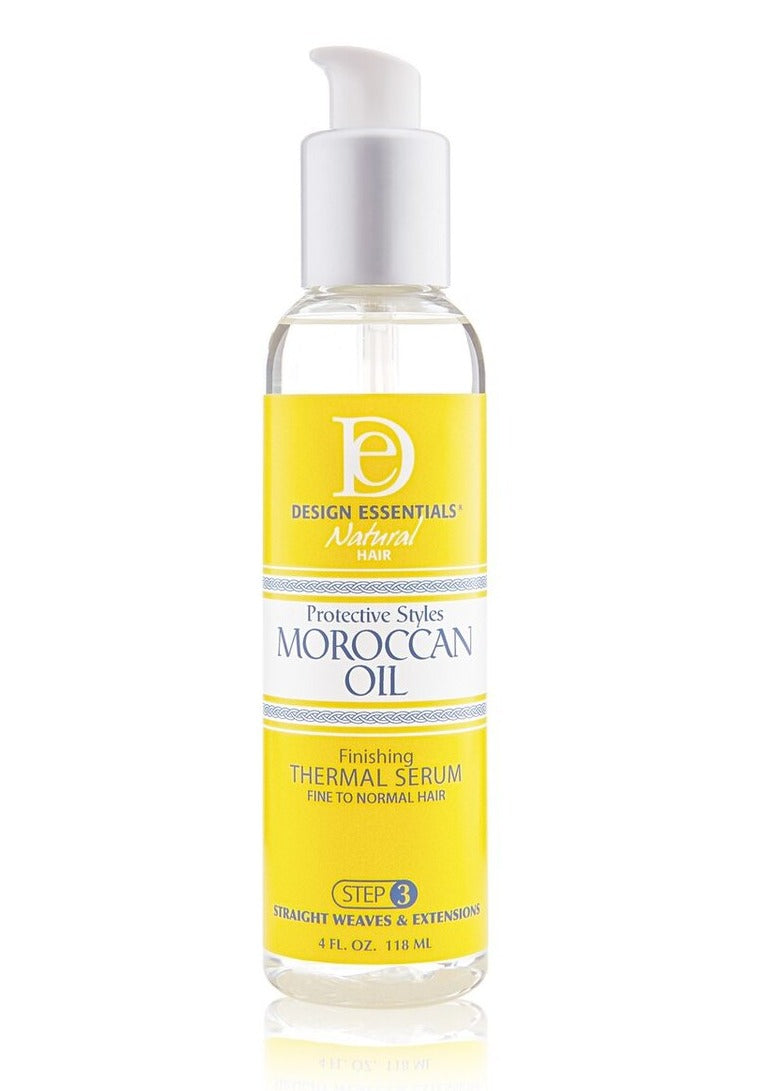 Diaytar Côte d'Ivoire Design Essentials Sérum thermique de finition à l'huile marocaine naturelle 4 oz BRAND,HAIR
