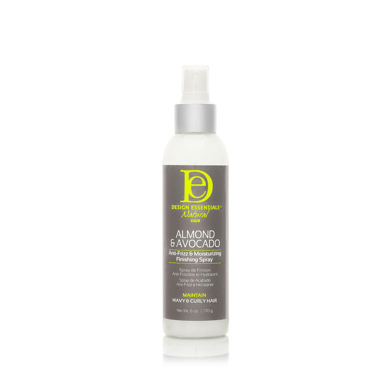 Diaytar Côte d'Ivoire Design Essentials Spray de finition anti-frisottis et hydratant naturel à l'amande et à l'avocat 6 oz BRAND,HAIR