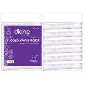 Diaytar Côte d'Ivoire Diane Cold Wave Rods 7/16" Blanc 12PK #DCW4 Beauty