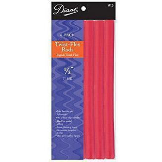Diaytar Côte d'Ivoire Diane Twist Flex Rods 7" Rouge 1/2" 6CT #DT5 Beauty