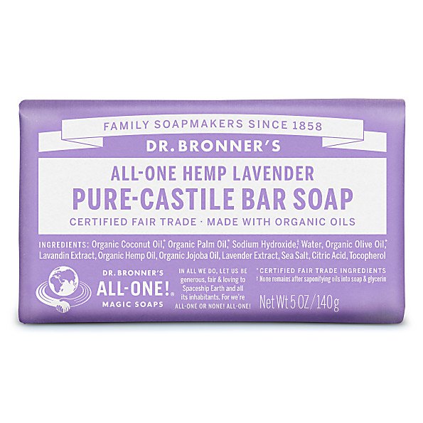 Diaytar Côte d'Ivoire Dr Bronner's PURE-SAVON DE CASTILLE - LAVANDE 140g BRAND,BODY,FACE