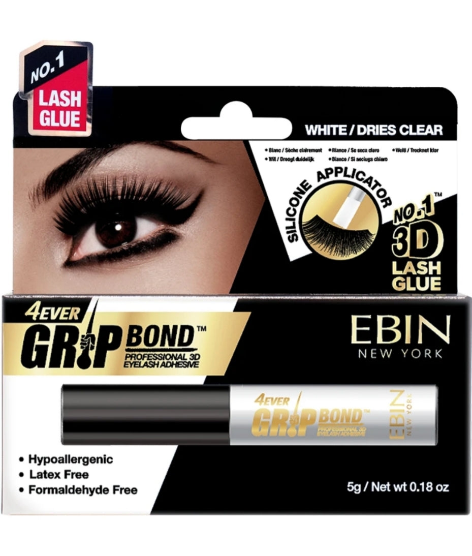 Diaytar Côte d'Ivoire Ebin New York Grip Bond Adhésif 3D avec applicateur en silicone Blanc - 0,18 oz HEALTH & BEAUTY