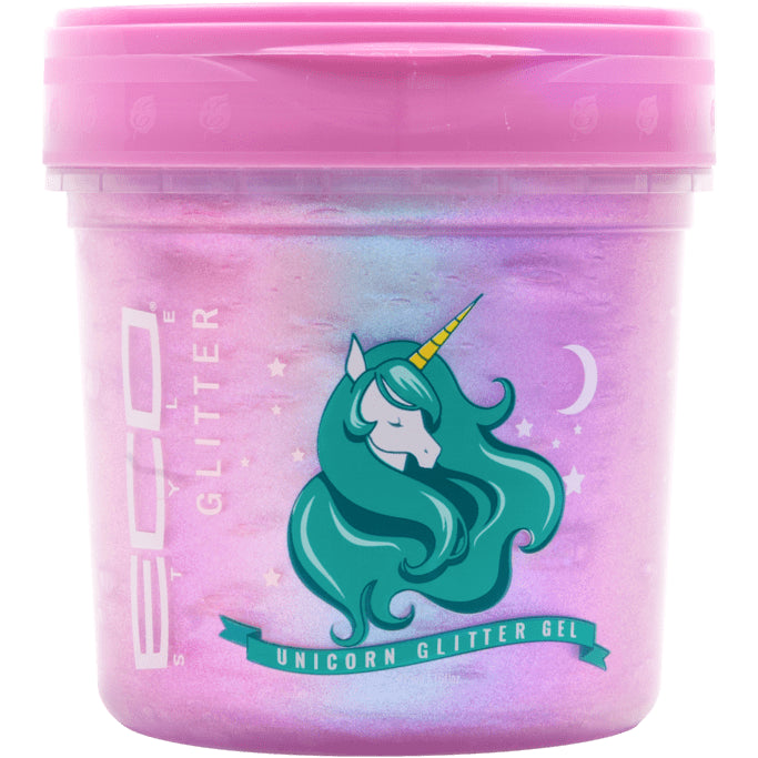 Diaytar Côte d'Ivoire Eco Style Glitter Unicorn Styling Gel 16 OZ Hair Care