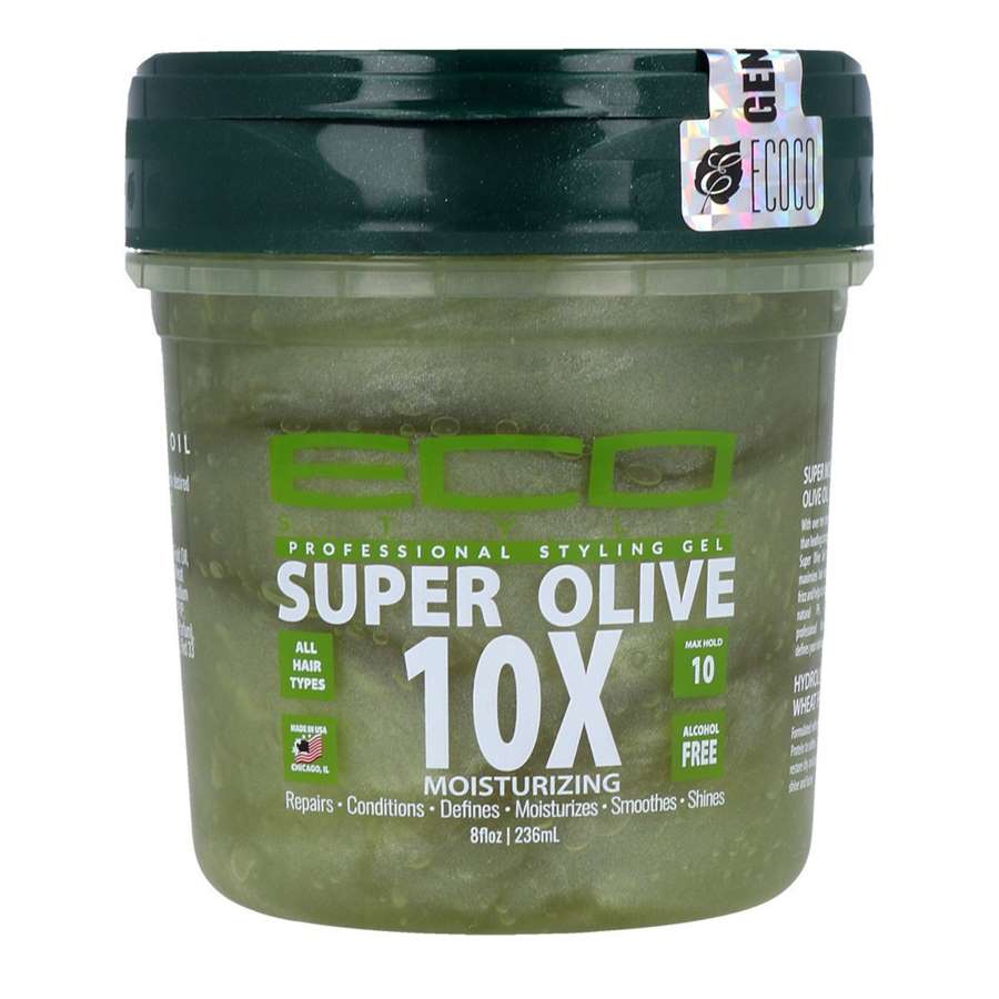 Diaytar Côte d'Ivoire Eco Styler Super Olive Oil 10X Gel coiffant professionnel hydratant 8 OZ Hair Care