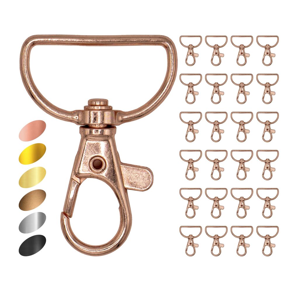 Diaytar Côte d'Ivoire Edge Mousquetons Or rose 25 pcs (Remis à neuf A+) 